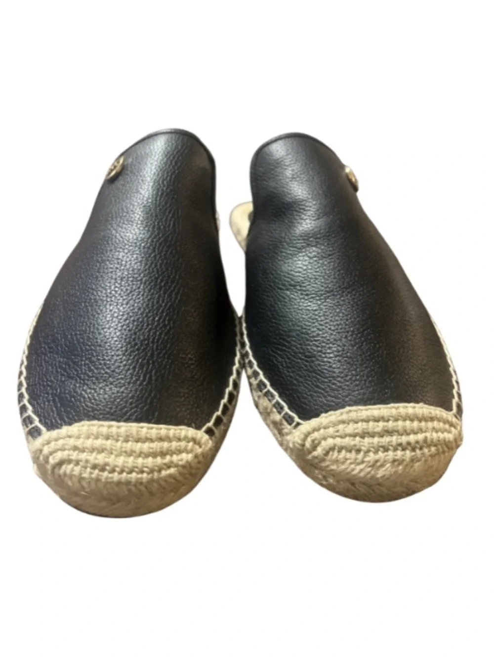 Michael Kors Hastings Espadrille Leather Mules Size 10M– Excellent Condition